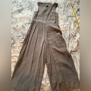 Wide Leg Baby Doll Jumpsuit